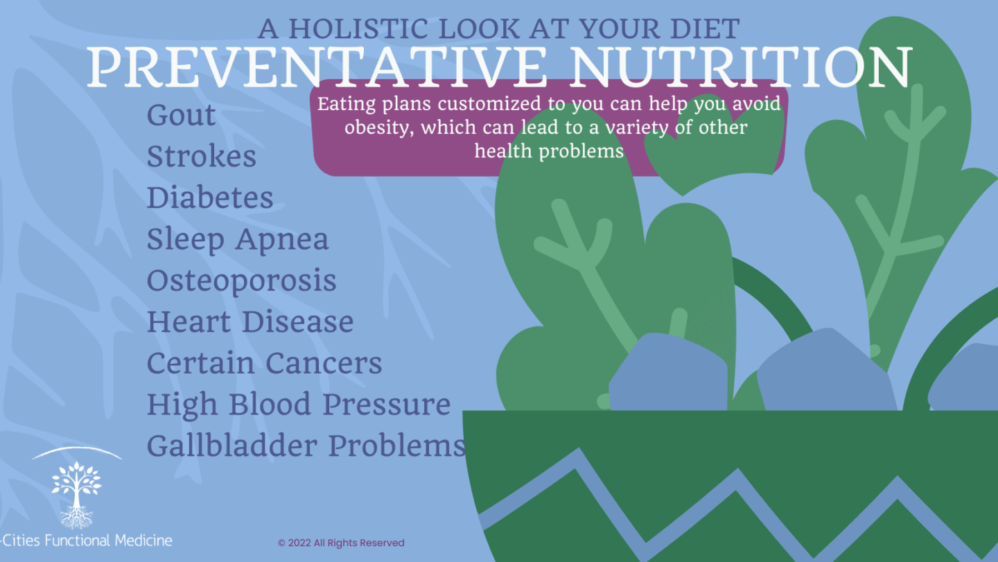 A Holistic Look at Your Diet - Preventative Nutrition Infographic